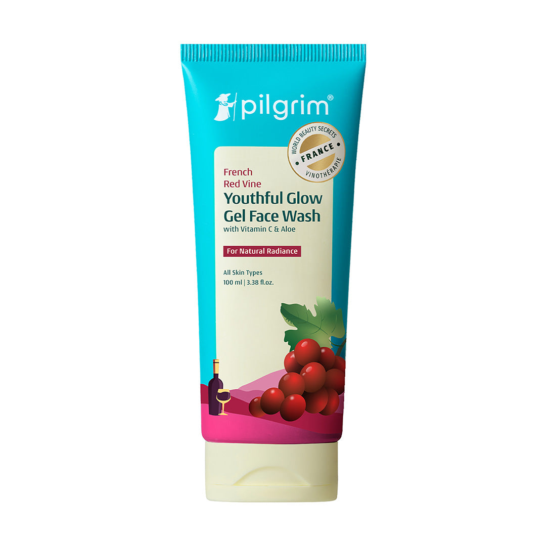 French Red Vine Youthfull Glow Gel Face Wash Vitamin C & Aloe