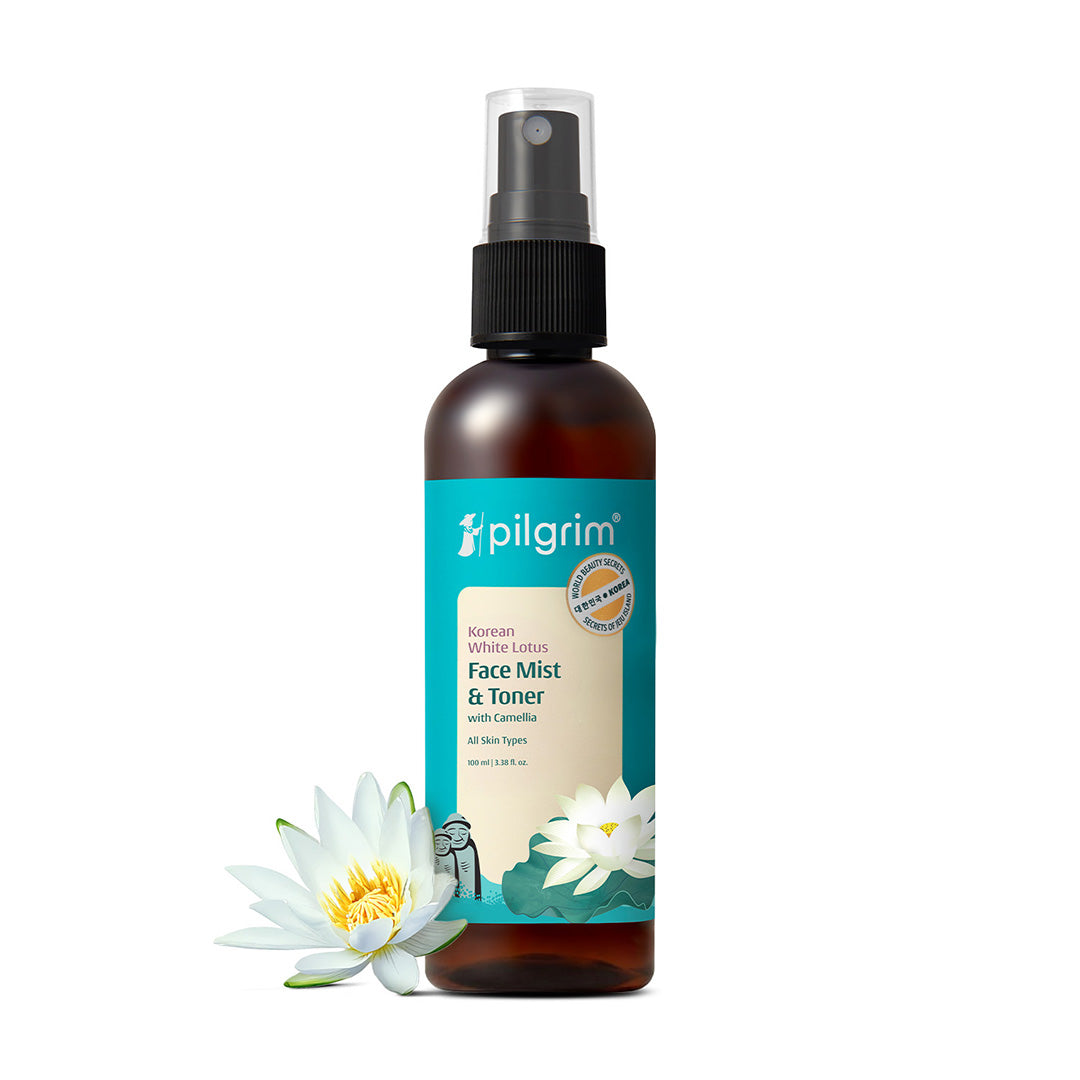 White Lotus Natural Face Mist & Toner with Camellia & Witch Hazel