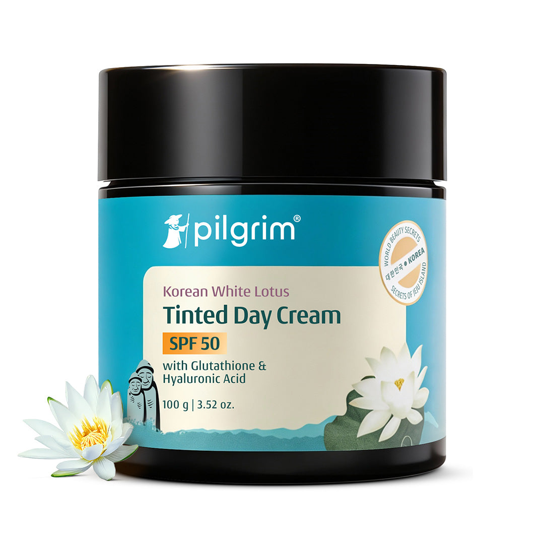 White Lotus Day Cream SPF 50 (PA+++) with Camellia & Yugdugu