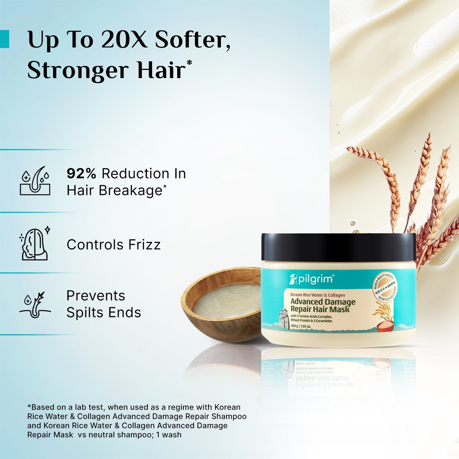Korean Rice Water & Collagen Advanced Damage Repair Hair Mask