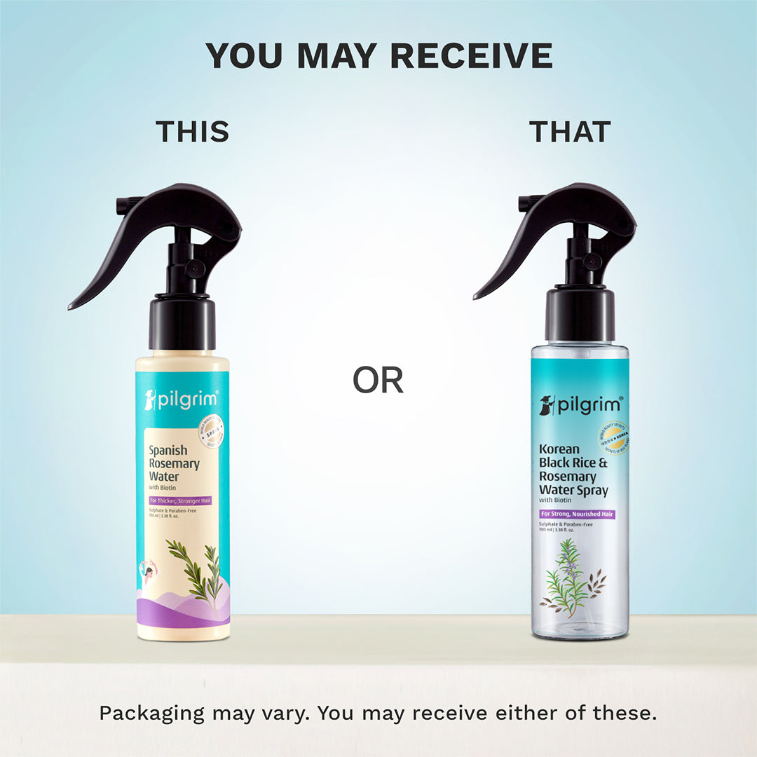Korean Black Rice and Rosemary Water Spray With Biotin