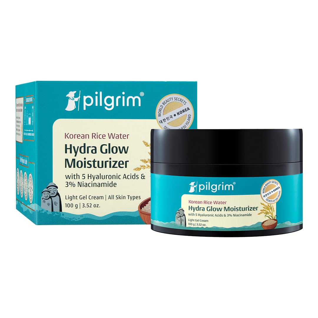 Image 1 of Pilgrim Korean Rice Water Hydra Glow Moisturizer with Niacinamide – 100 g