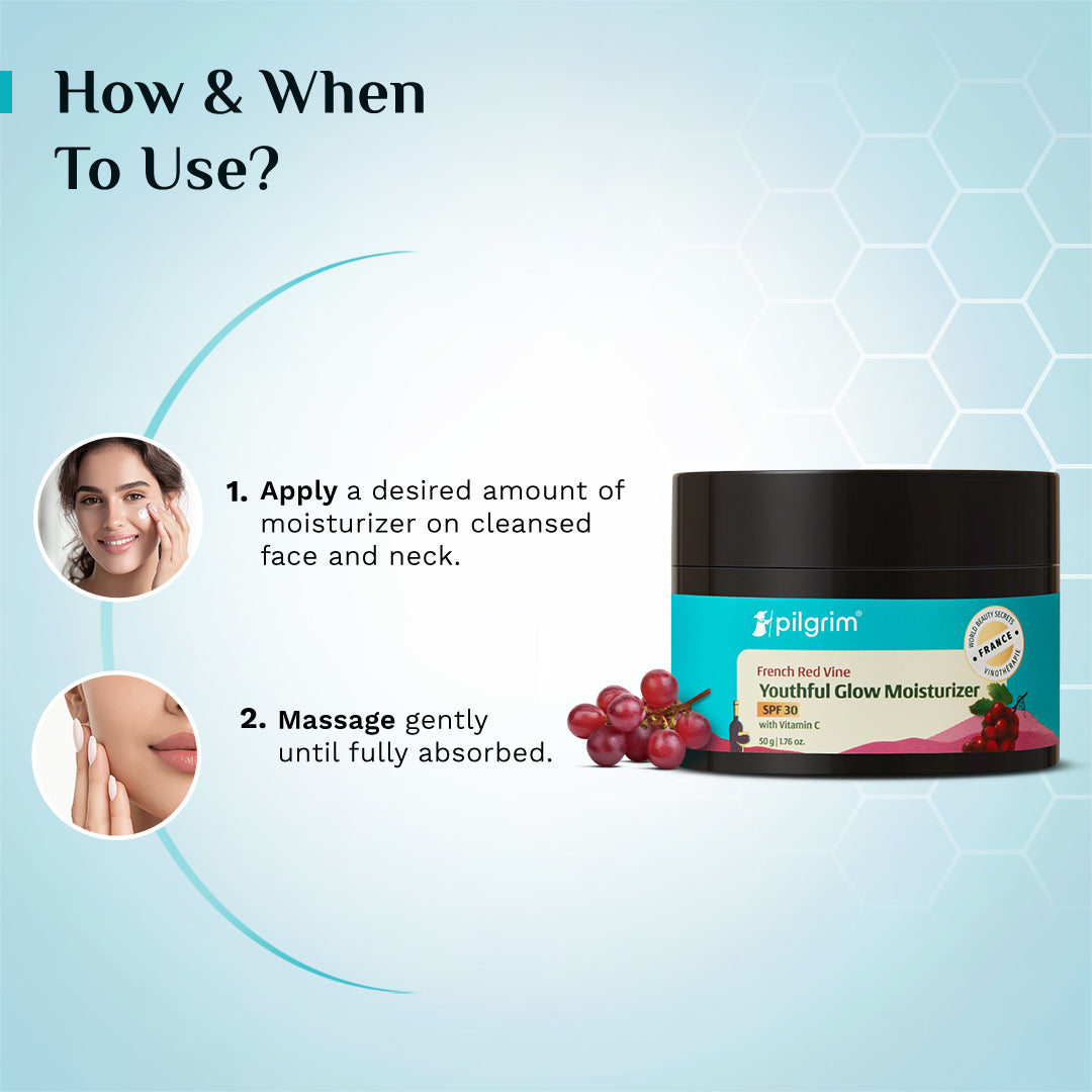 French Red Vine Youthful Glow Moisture SPF 30