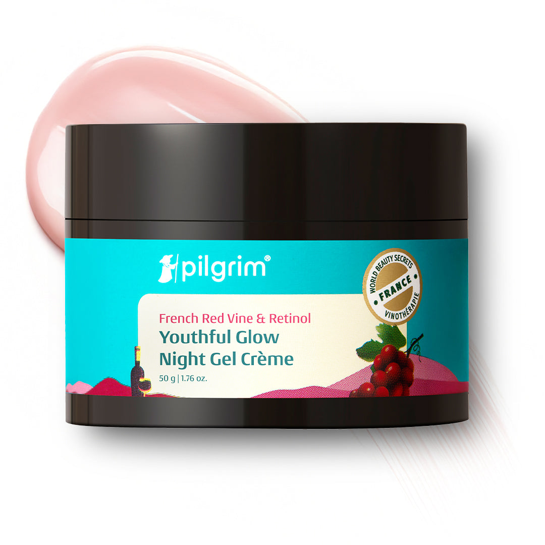 Red Vine Night Gel Crème with Retinol, Mulberry & Vit. C 50.gm