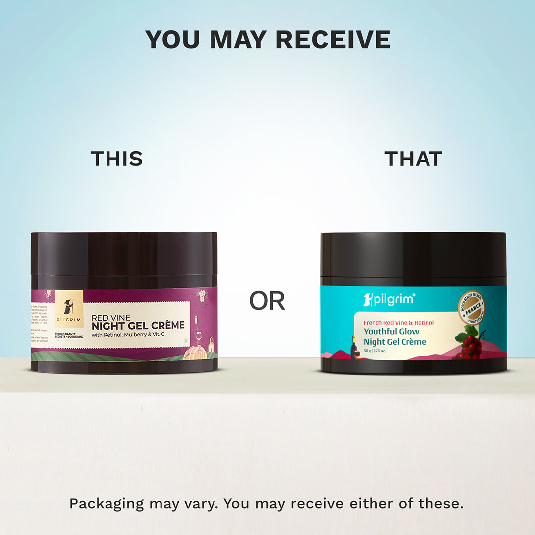 Red Vine Night Gel Crème with Retinol, Mulberry & Vit. C 50.gm