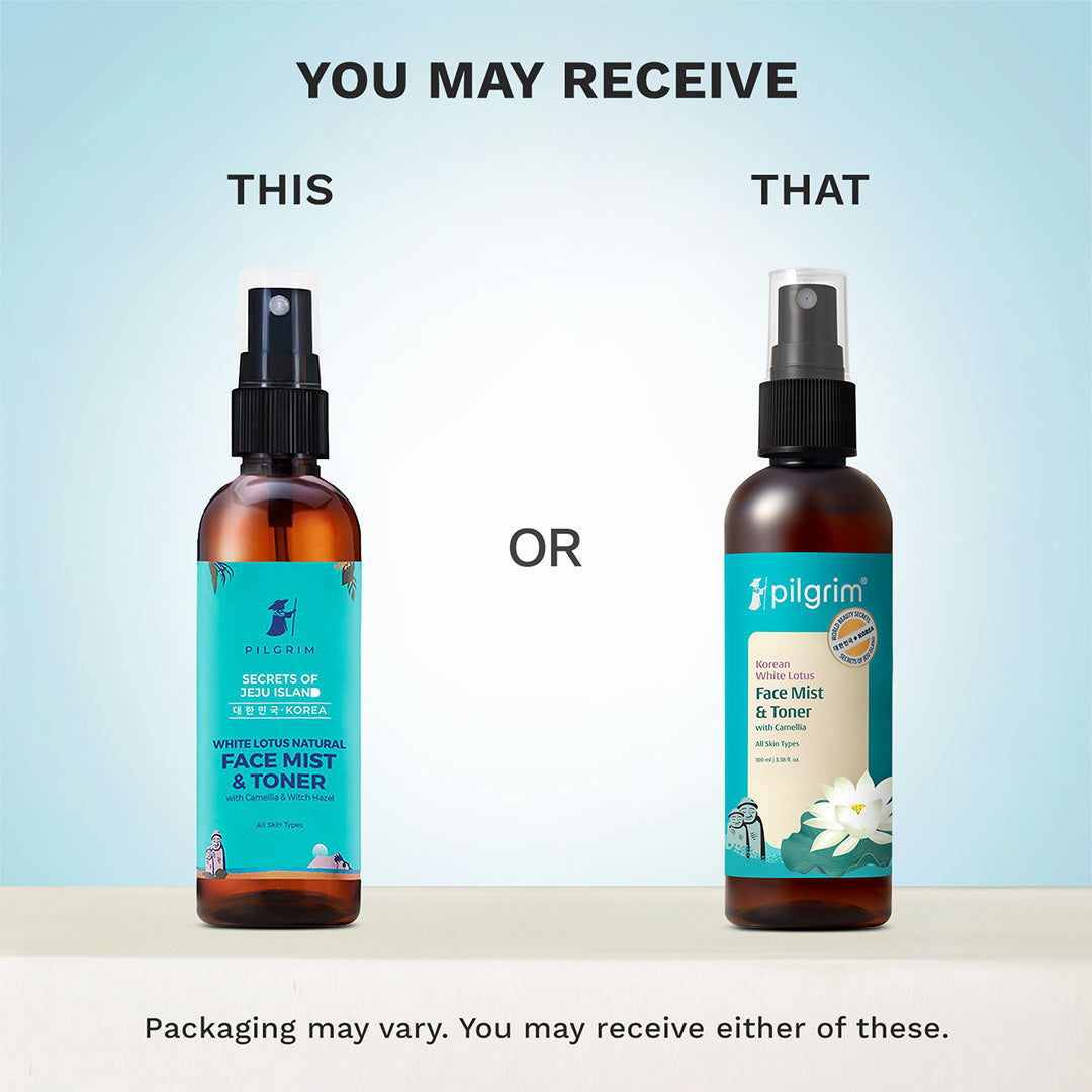 White Lotus Natural Face Mist & Toner with Camellia & Witch Hazel