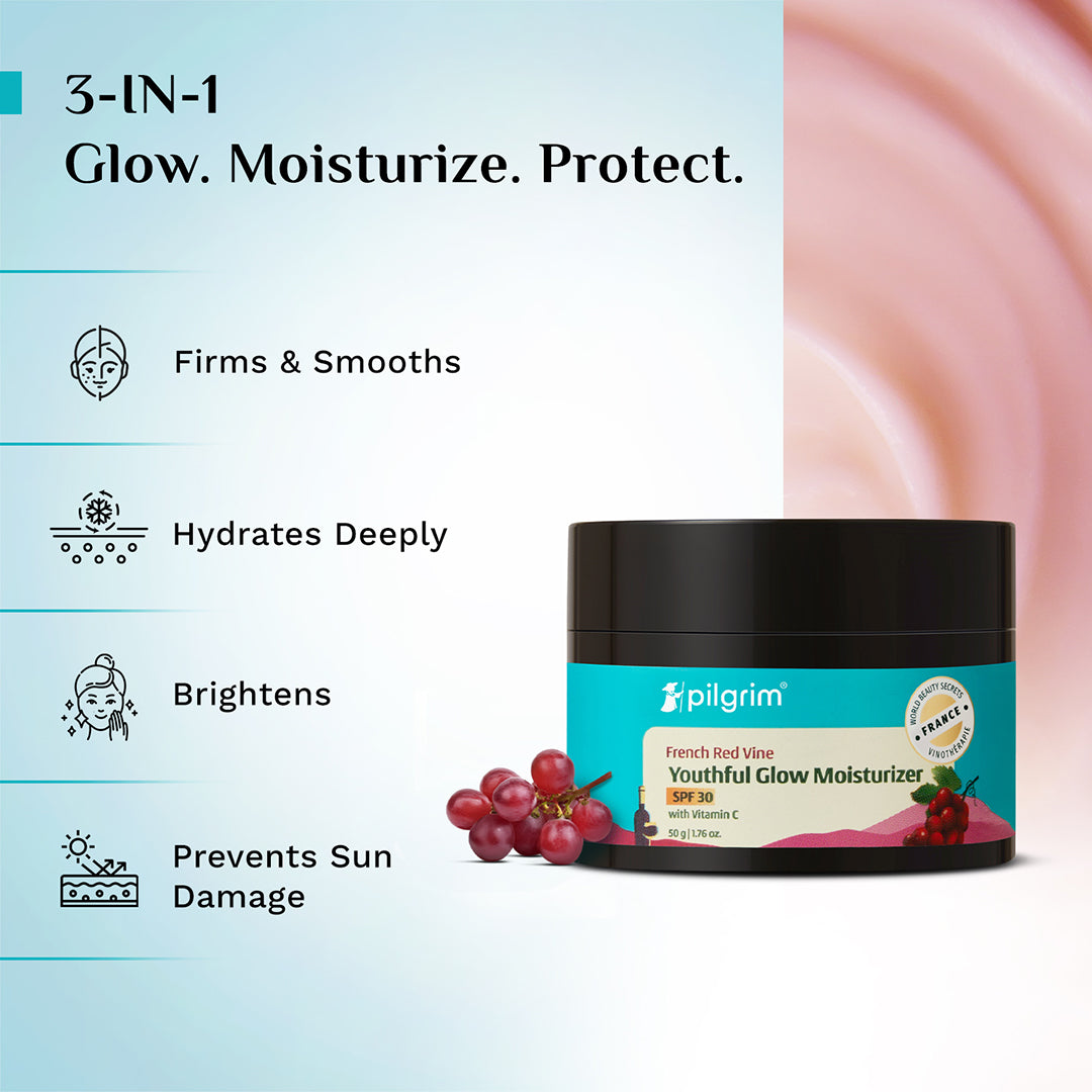 French Red Vine Youthful Glow Moisture SPF 30